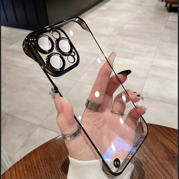 Suitable for iPhone 16 phone case ultra-thin electroplated frameless Apple 15 Promax protective case 14 transparent new model - Image 7