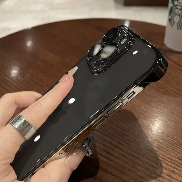 Suitable for iPhone 16 phone case ultra-thin electroplated frameless Apple 15 Promax protective case 14 transparent new model - Image 4