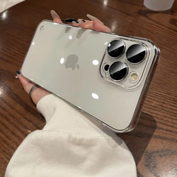 Suitable for iPhone 16 phone case ultra-thin electroplated frameless Apple 15 Promax protective case 14 transparent new model - Image 5