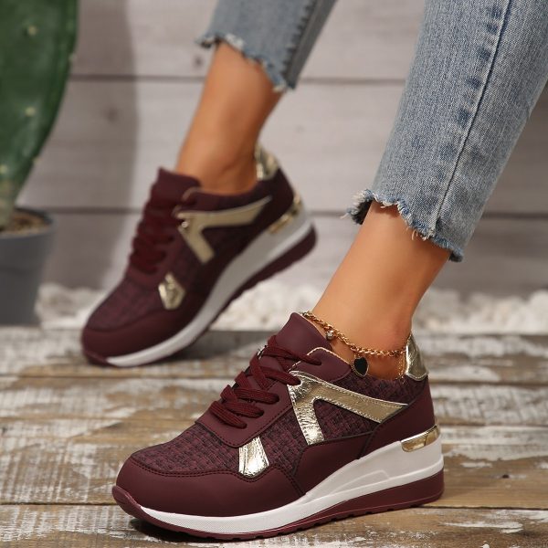 Plus Size Round Toe Retro Sports Shoes for Women Spring and Autumn Fashion New Thick Sole Casual Women's Shoes - Image 3