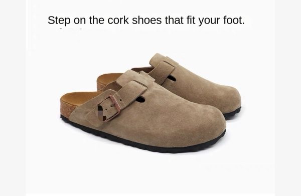 Genuine Leather Round Toe Hidden Heel Closed-Toe Sandals for Women Autumn and Winter Outdoor Wear BK Shoes - Image 7