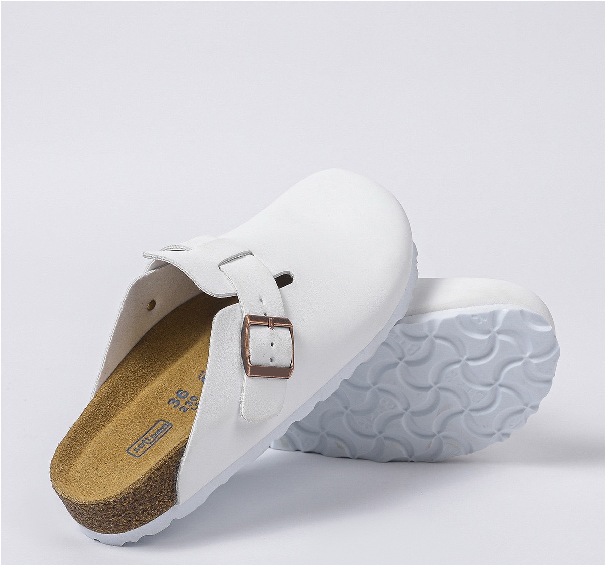 Genuine Leather Round Toe Hidden Heel Closed-Toe Sandals for Women Autumn and Winter Outdoor Wear BK Shoes - Image 14