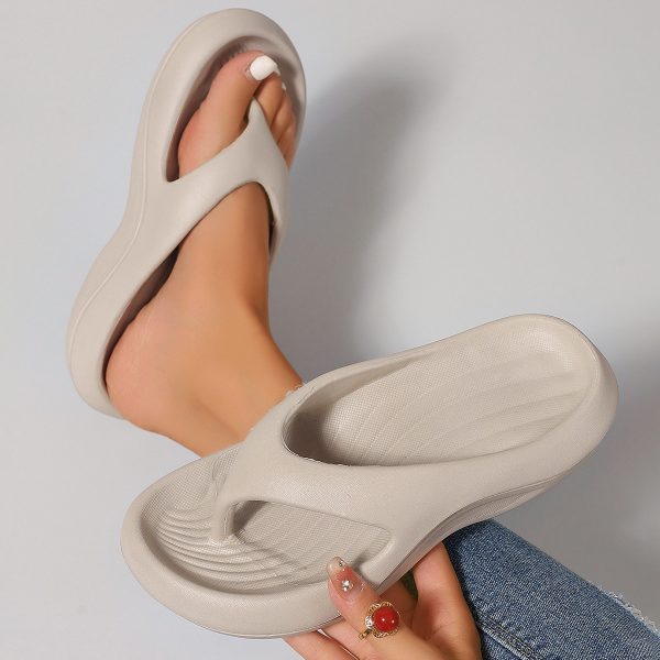 Cross-border Thong Sandals for Women EVA Outdoor Anti-slip Soft Sole Beach Slippers - Image 3