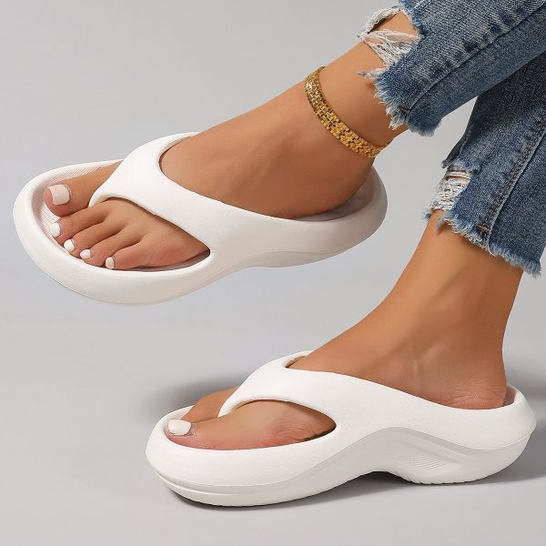 Cross-border Thong Sandals for Women EVA Outdoor Anti-slip Soft Sole Beach Slippers