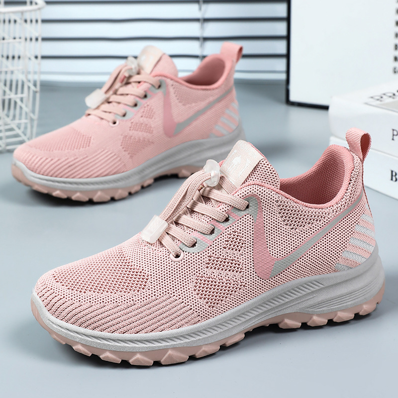Women's Summer Travel Shoes - Breathable and Comfortable Walking Shoes for Middle-aged and Elderly with Soft Sole Running Shoes for Outdoor Sports - Image 6
