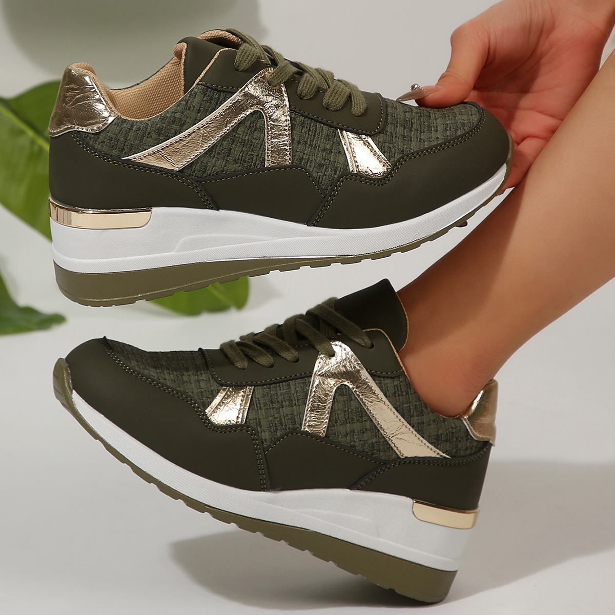 Plus Size Round Toe Retro Sports Shoes for Women Spring and Autumn Fashion New Thick Sole Casual Women's Shoes - Image 7