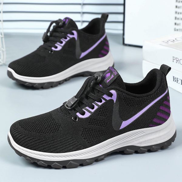 Women's Summer Travel Shoes - Breathable and Comfortable Walking Shoes for Middle-aged and Elderly with Soft Sole Running Shoes for Outdoor Sports - Image 8