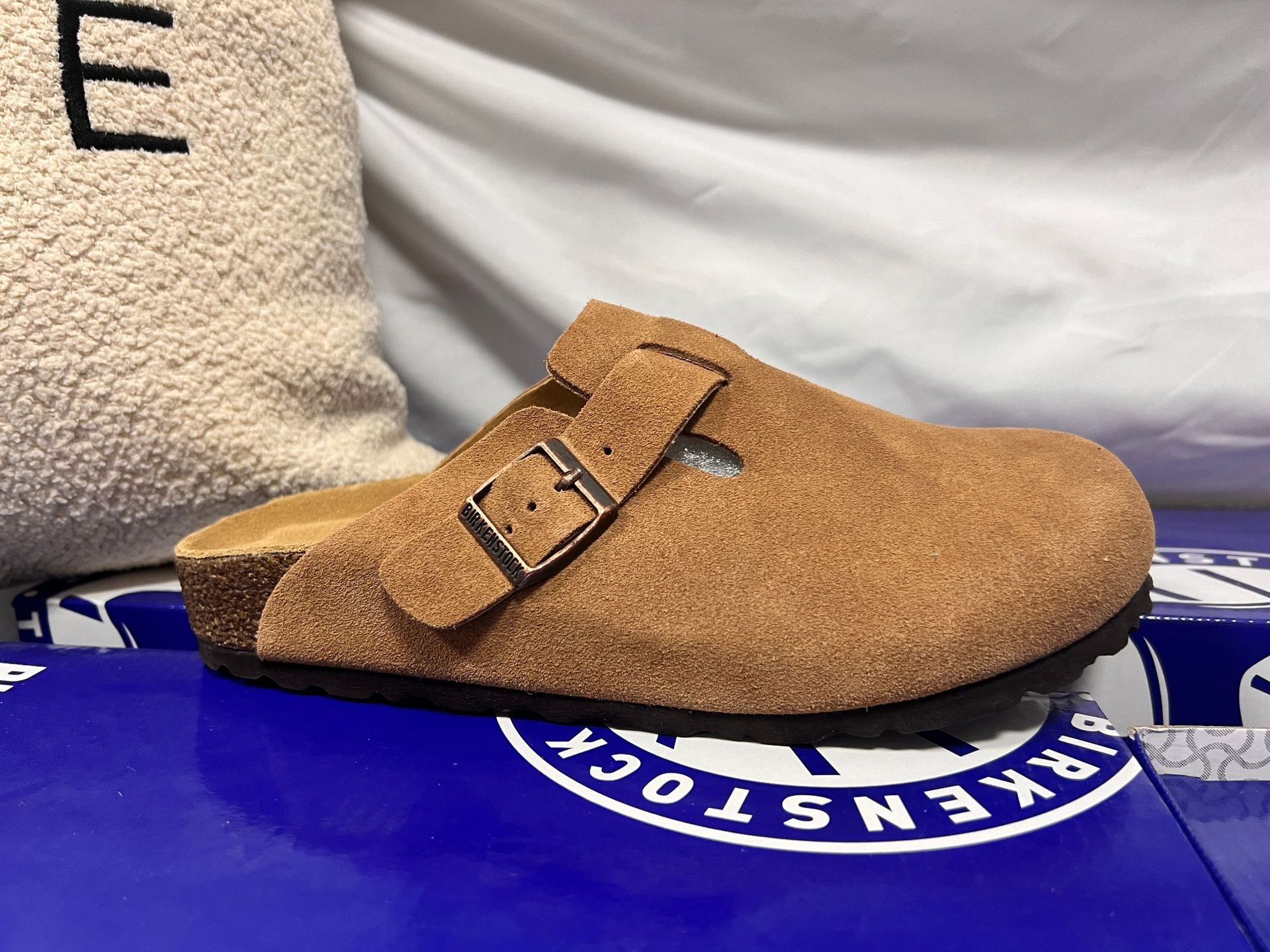 Genuine Leather Round Toe Hidden Heel Closed-Toe Sandals for Women Autumn and Winter Outdoor Wear BK Shoes - Image 23